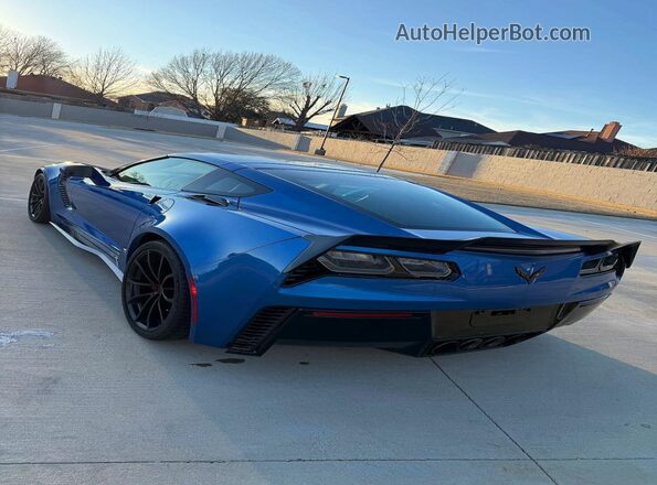 1G1YS2D60K5605674 2019 CHEVROLET CORVETTE Blue 