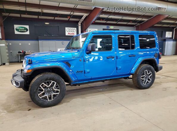 1C4PJXEN1SW644941 2025 JEEP WRANGLER Blue Հետևի ձախ