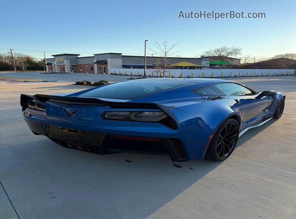 1G1YS2D60K5605674 2019 CHEVROLET CORVETTE Blue 