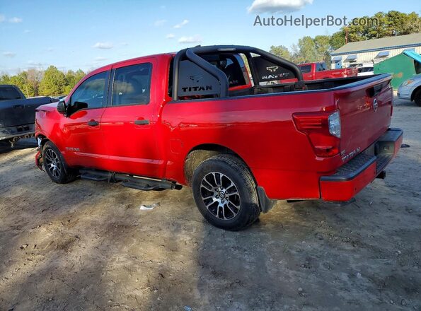 1N6AA1EFXNN105883 2022 NISSAN TITAN Red Հետևի աջ