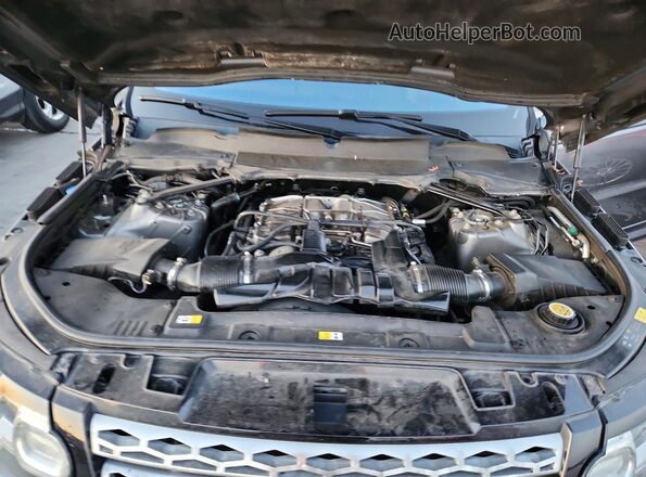 SALWR2FV9HA143817 2017 LAND ROVER RANGE Gray Vista del compartimento del motor