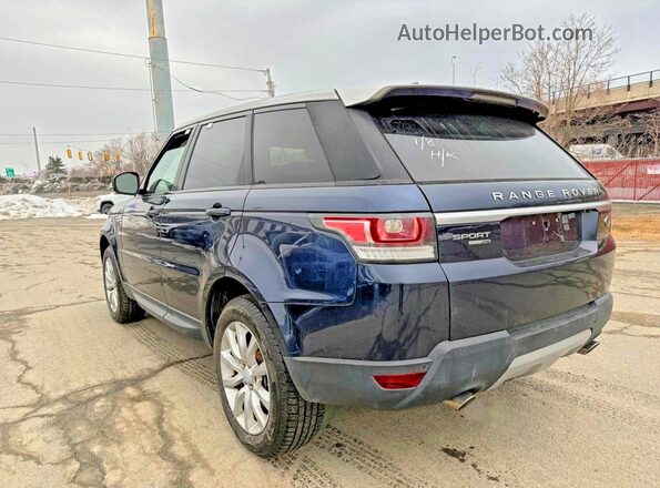 SALWR2VF1GA552189 2016 LAND ROVER RANGE Синий Передняя правая четверть