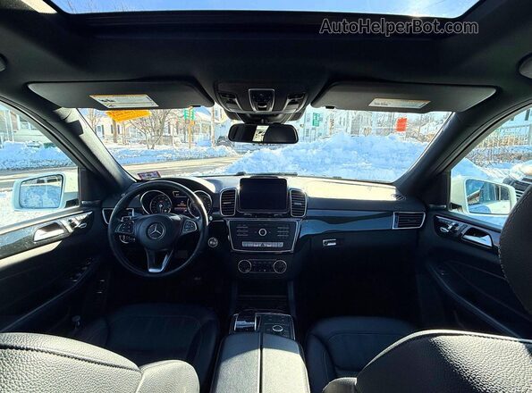 4JGDF6EE9KB220795 2019 MERCEDES-BENZ GLS White VIN sticker view