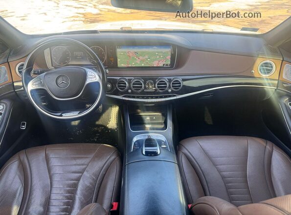WDDUG8CB4HA316277 2017 MERCEDES-BENZ S Белый Вид задних сидений