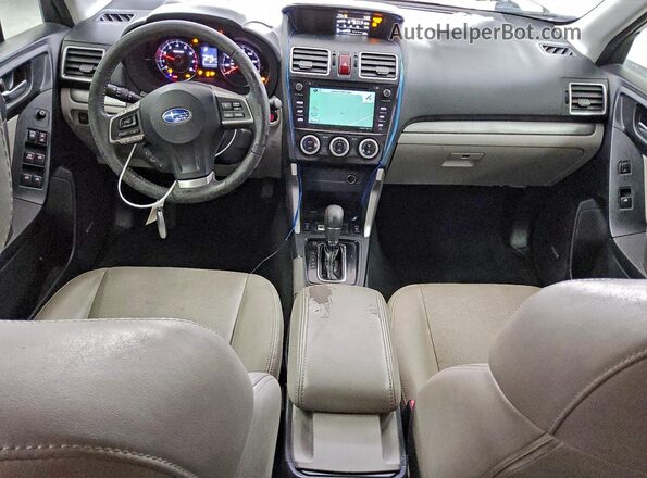 JF2SJAXC0GH468013 2016 SUBARU FORESTER 2.5I TO Silver Widok zestawu wskaźników