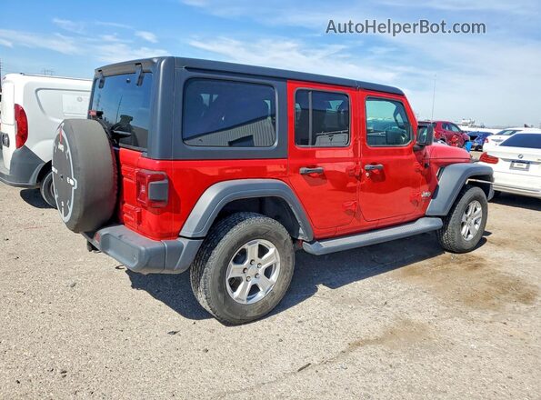 1C4HJXDN9KW549405 2019 JEEP WRANGLER Red 
