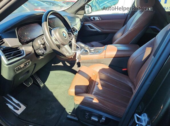 5UXCY6C08L9C89294 2020 BMW X6 Green Dashboard view
