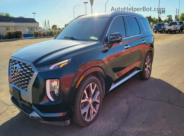 KM8R54HE3MU240752 2021 HYUNDAI PALISADE Blue Rear right