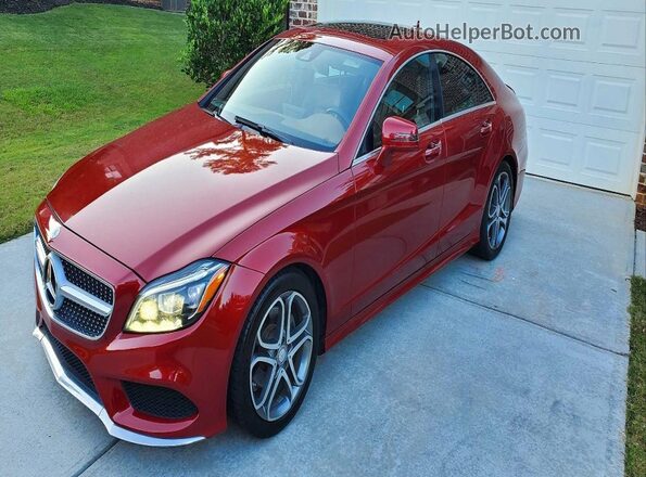 WDDLJ6FB2GA160705 2016 MERCEDES-BENZ CLS-CLASS Красный Задняя правая четверть