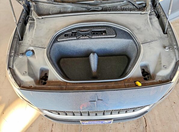 LPSED3KA1ML010180 2021 POLESTAR 2 Blue Vista del compartimento del motor