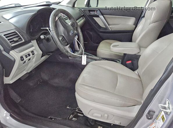 JF2SJAXC0GH468013 2016 SUBARU FORESTER 2.5I TO Silver Widok deski rozdzielczej