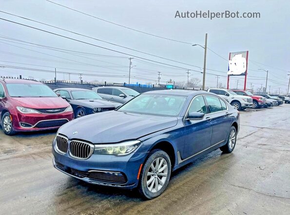 WBA7E4C54JGV23896 2018 BMW 7 SERIES Blue 