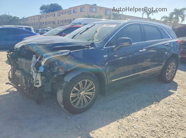1GYKNCRS7KZ162538 2019 CADILLAC XT5 Синий Задняя левая четверть