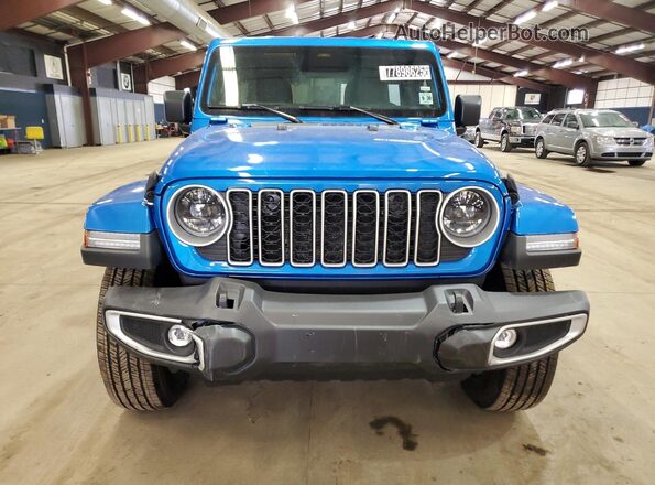 1C4PJXEN1SW644941 2025 JEEP WRANGLER Blue Սալոնի 360 աստիճան տեսք