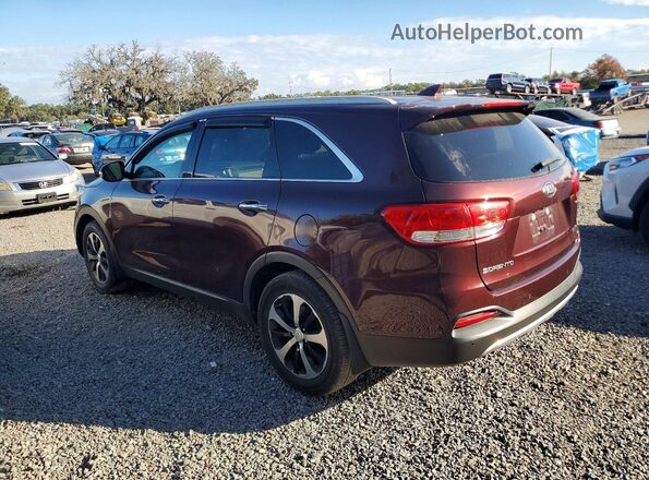 5XYPH4A53JG385610 2018 KIA SORENTO Maroon 
