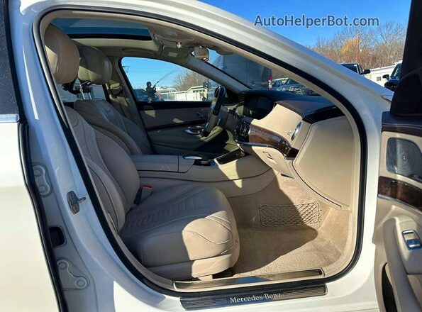 WDDUG8GB1KA436037 2019 MERCEDES-BENZ S White 