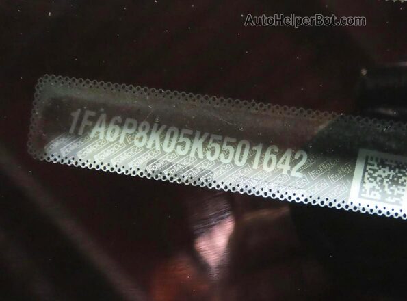 1FA6P8K05K5501642 2019 FORD MUSTANG Green 