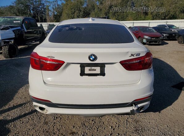 5UXKU0C50G0F92144 2016 BMW X6 White Widok wnętrza z przodu