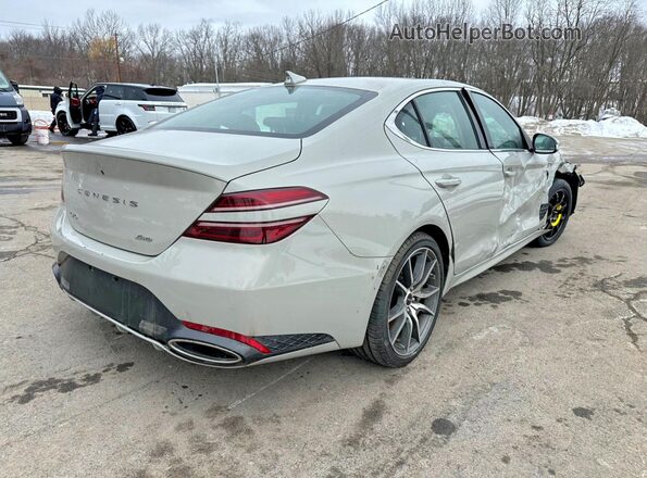 KMTG34SC9SU149489 2025 GENESIS G70 Gray Przód prawy