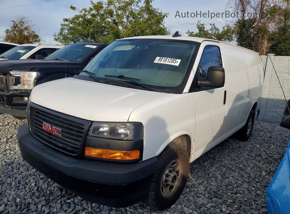 1GTW7AFP4P1111896 2023 GMC SAVANA White Trasero izquierdo