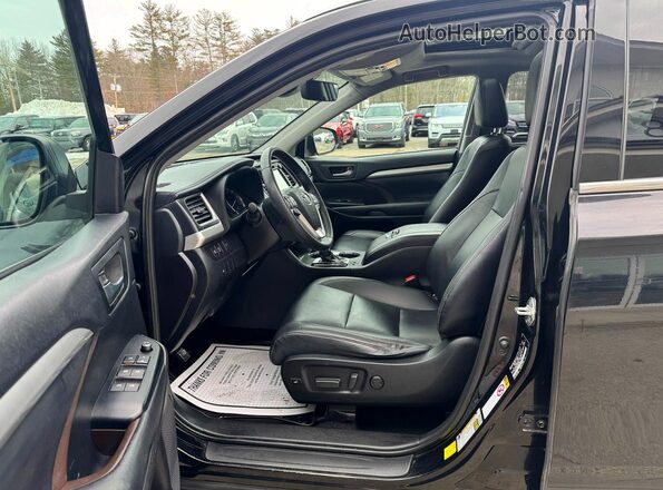 5TDJZRFH8KS950263 2019 TOYOTA HIGHLANDER Black 