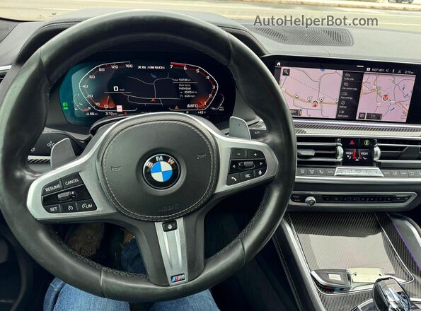5UXCY8C08L9B21442 2020 BMW X6 Black 