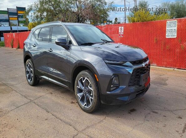 3GNKBERS9MS546368 2021 CHEVROLET BLAZER Charcoal 