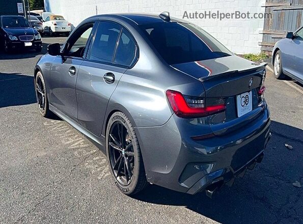 3MW5U7J03N8C59030 2022 BMW M3 Угольный Передняя правая четверть