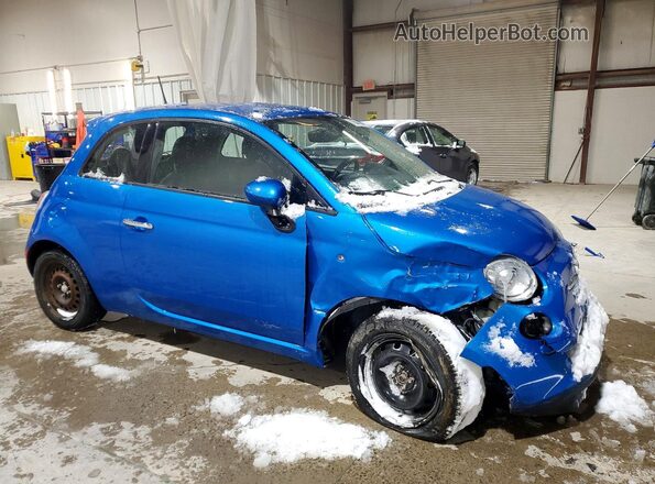 3C3CFFAR1GT201791 2016 FIAT 500 Blue Առջևի աջ