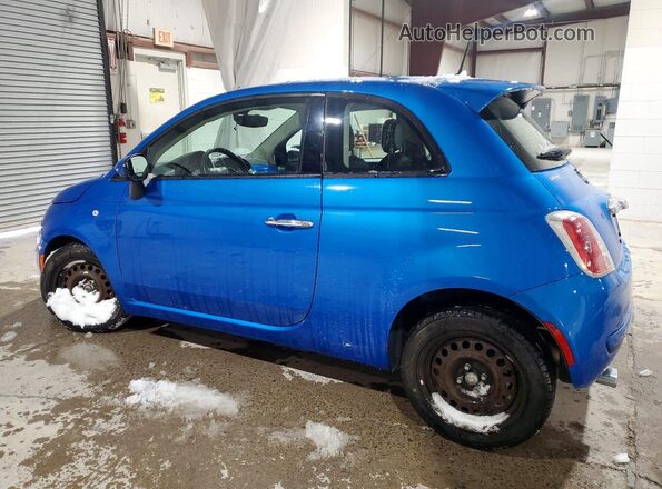 3C3CFFAR1GT201791 2016 FIAT 500 Blue Հետևի ձախ