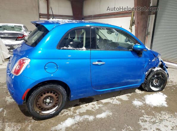3C3CFFAR1GT201791 2016 FIAT 500 Blue Հետևի աջ