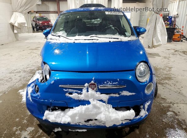 3C3CFFAR1GT201791 2016 FIAT 500 Blue Դիմացի տեսք