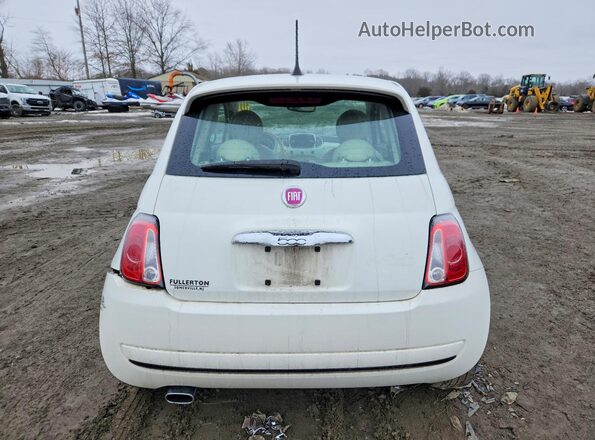 3C3CFFAR3GT228071 2016 FIAT 500 White Հետևի տեսք