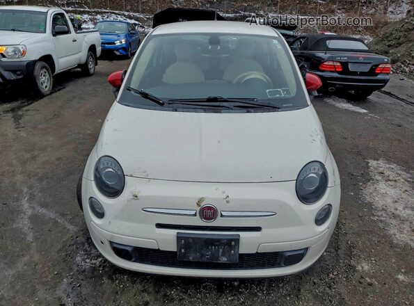 3C3CFFAR4GT229861 2016 FIAT 500 White Դիմացի տեսք
