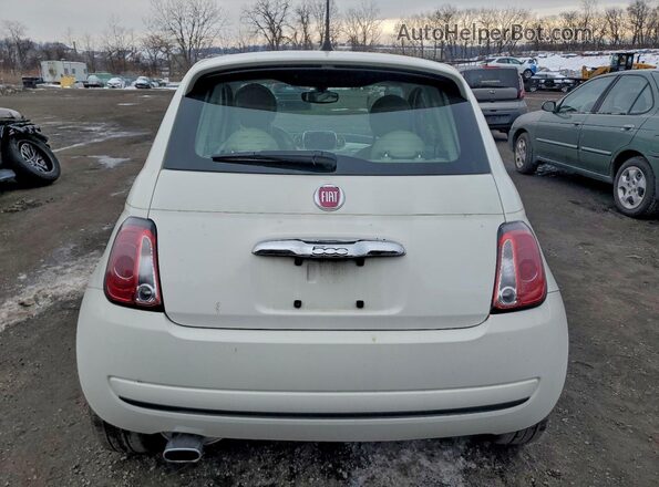 3C3CFFAR4GT229861 2016 FIAT 500 White Հետևի տեսք