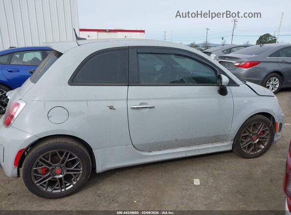 3C3CFFFH0HT594314 2017 FIAT 500 Gray უკანა სალონის ხედი