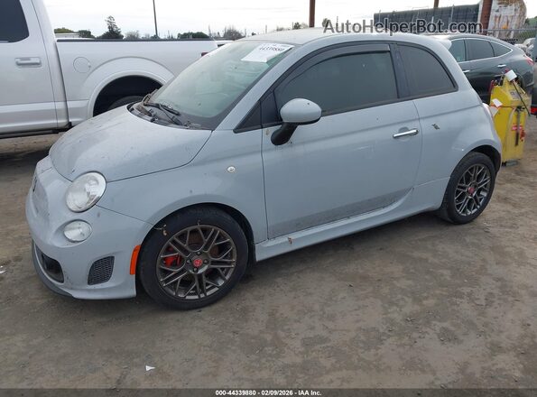 3C3CFFFH0HT594314 2017 FIAT 500 Gray წინა მარცხენა ხედი სამი მეოთხედიდან
