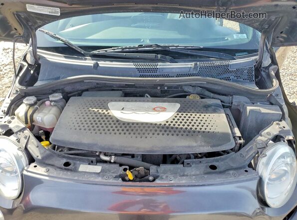 3C3CFFGE2GT125650 2016 FIAT 500 Charcoal უკანა სალონის ხედი