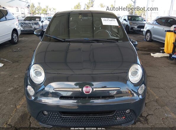 3C3CFFGE7GT229406 2016 FIAT 500E Gray Widok wnętrza z tyłu