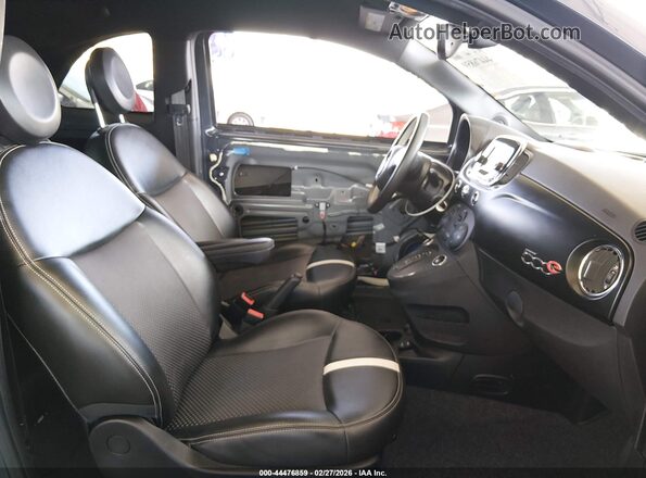 3C3CFFGE7GT229406 2016 FIAT 500E Gray Widok wnętrza z przodu