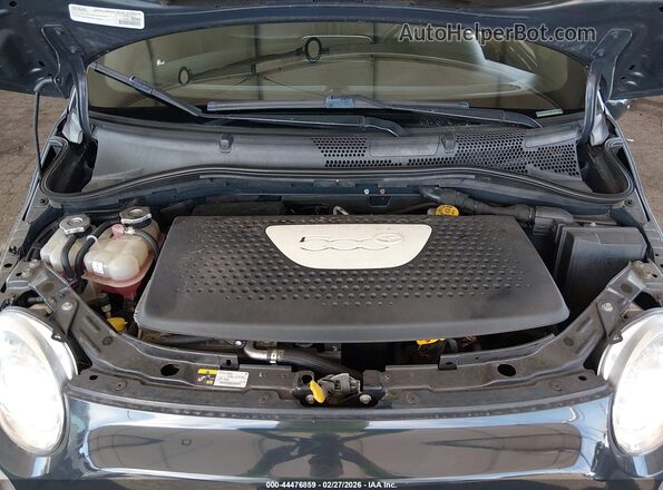 3C3CFFGE7GT229406 2016 FIAT 500E Gray Widok z tyłu