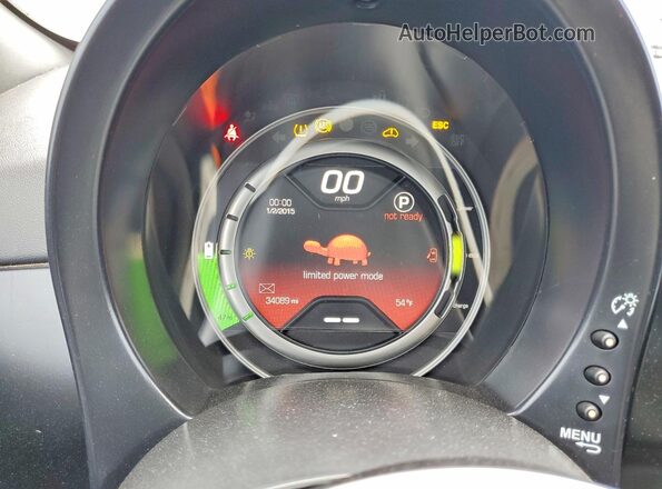 3C3CFFGEXGT247415 2016 FIAT 500 Черный Вид щитка приборов