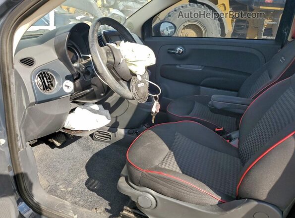 3C3CFFKHXJT472006 2018 FIAT 500 Gray 