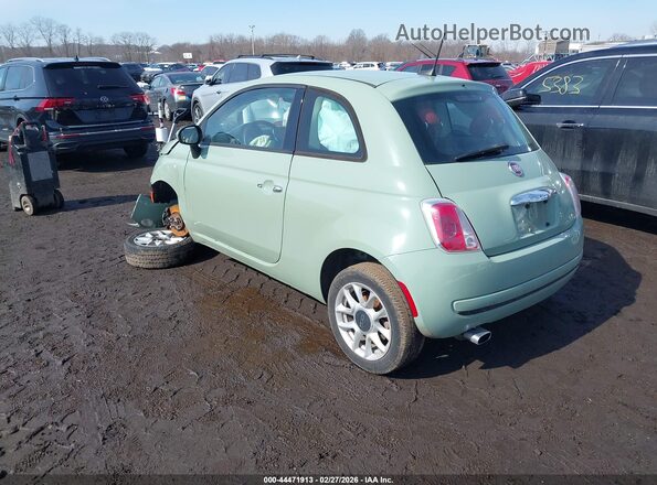3C3CFFKR4HT535829 2017 FIAT 500 Зеленый Задняя левая четверть