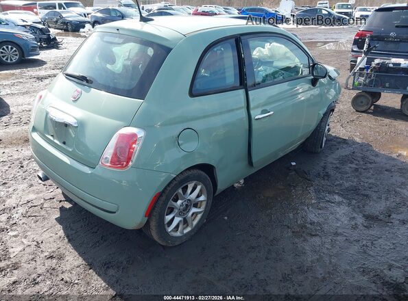 3C3CFFKR4HT535829 2017 FIAT 500 Зеленый Задняя правая четверть