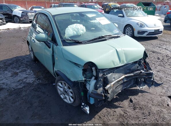 3C3CFFKR4HT535829 2017 FIAT 500 Зеленый 
