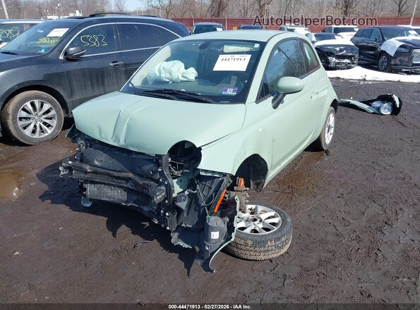 3C3CFFKR4HT535829 2017 FIAT 500 Зеленый Вид спереди