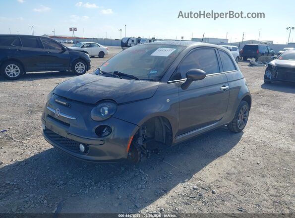 3C3CFFKR4HT697833 2017 FIAT 500 Серый Передняя левая четверть
