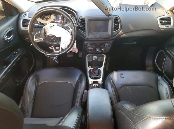 3C4NJCBB9KT809747 2019 JEEP COMPASS White წინა პანელის ხედი