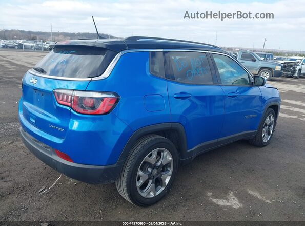 3C4NJCCB9LT110375 2020 JEEP COMPASS Синий Задняя правая четверть